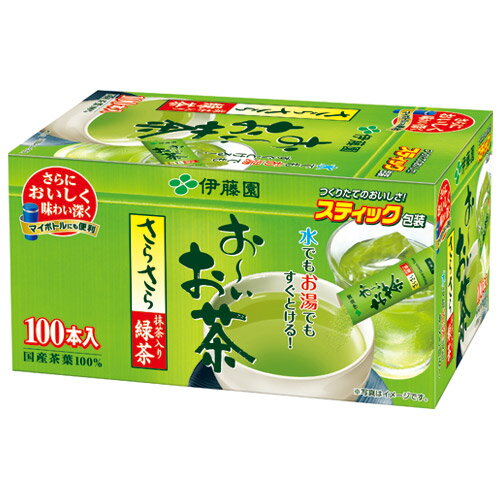 伊藤園 ※おーいお茶 抹茶入りさらさら緑茶 100本 4901085121207（30セット）