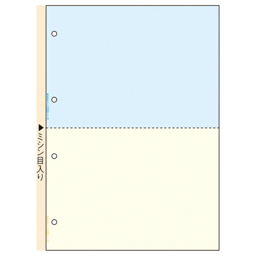 ヒサゴ マルチ帳票 A4 2色 2面4穴100枚 FSC2011 4902668563681