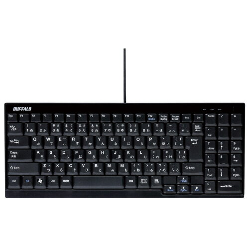 BUFFALO USB接続 スリムキーボード BSKBU14BK 4950190351061（5セット）