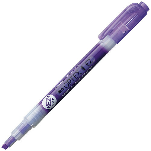 ゼブラ 蛍光オプテックス1 EZ 紫 WKS11-PU 4901681310685