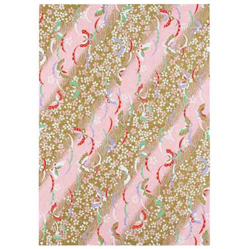 スマートバリュー 和紙千代紙 京柄発泡タイプ50枚 B400J-4KP 4547345048725（10セット）