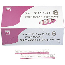 三井製糖 ※シュガーティータイム 6g 200本 8112 4902882316803