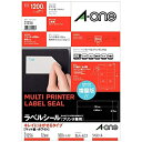 エーワン ラベルシール プリンタ兼用 キレイにはがせる 12面 100枚 31256(10セット)