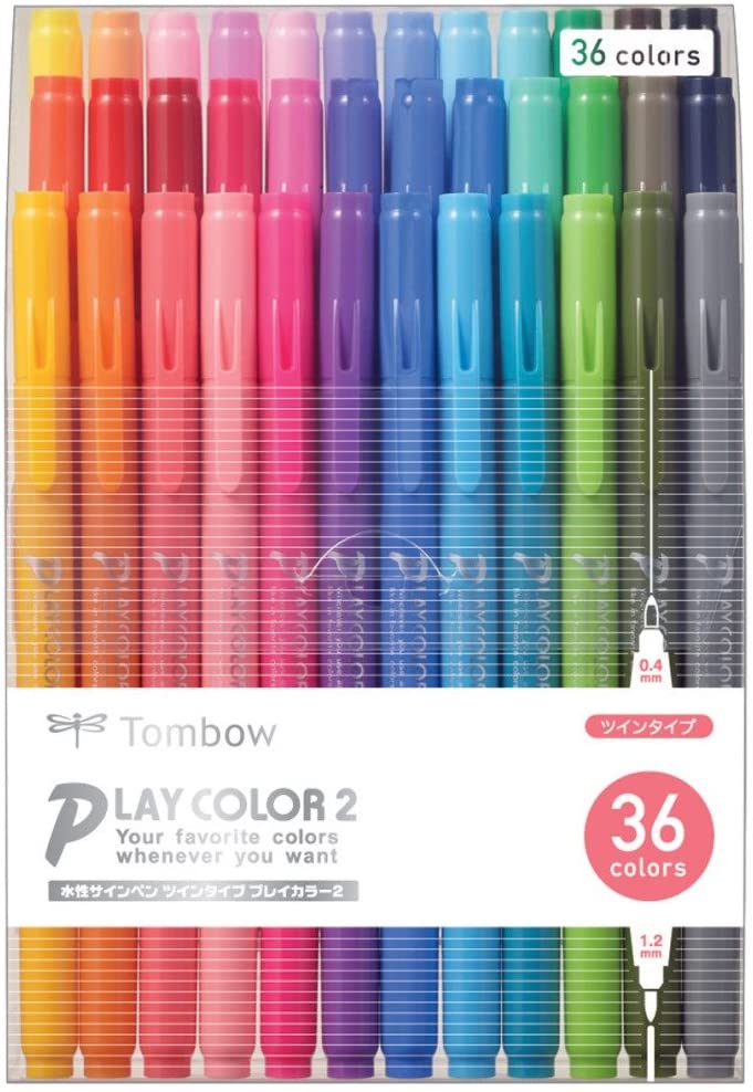 トンボ鉛筆 プレイカラー2 36色 GCB-013 トンボ鉛筆 4901991057867