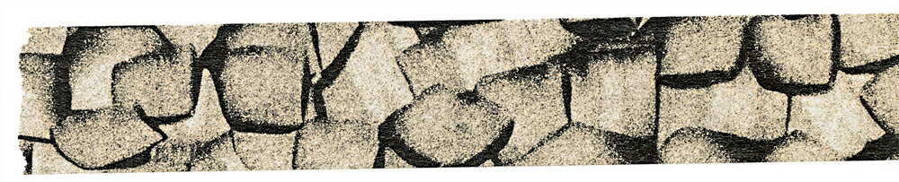 [ゆうパケット可] 倉敷意匠 マスキングテープ ひっかき模様 24mm1巻パック(チャコールグレー)