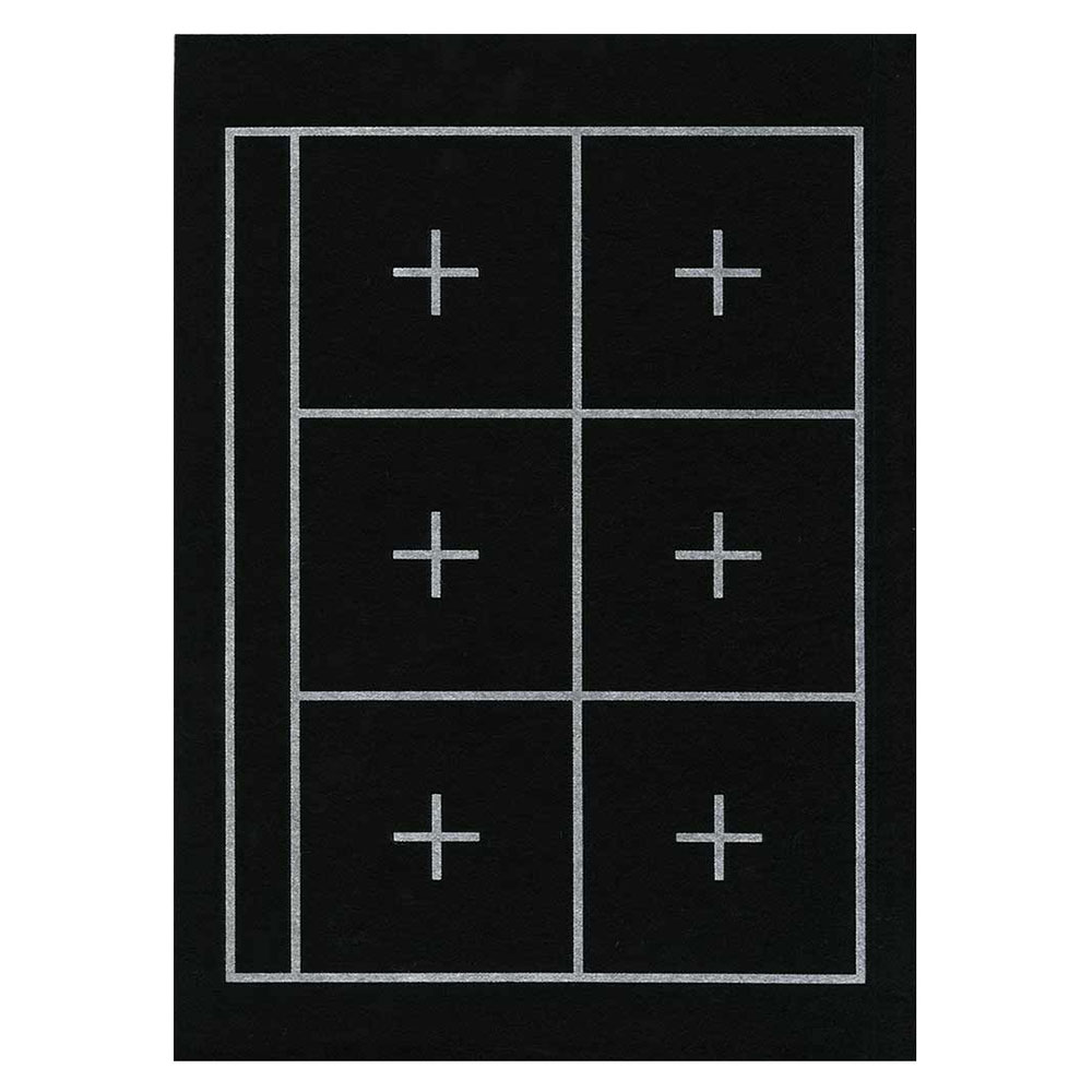 KA20-1S くれ竹 下敷き 6マス入り 黒 呉竹 4901427261332（50セット）