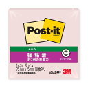 スリーエム ポストイット強粘着製品 ノート ピンク 75mm×75mm 90枚 654SS-RPP ふせん 付箋 ポストイット】(300セット)