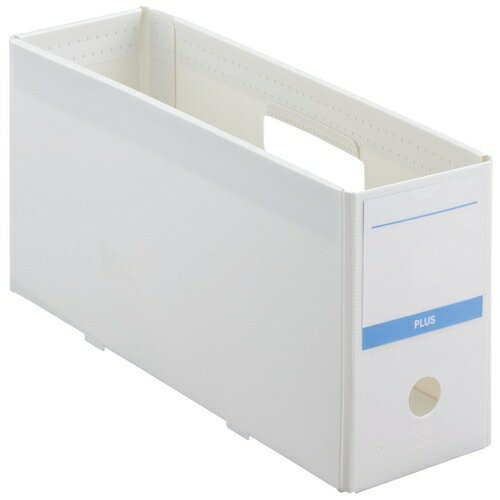 プラス 抗菌PPボックスファイルハーフFL-201AB-H白 4977564721183