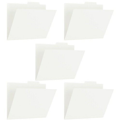 プラス PP個別フォルダー FL-161IF ホワイト 5枚 4977564694333