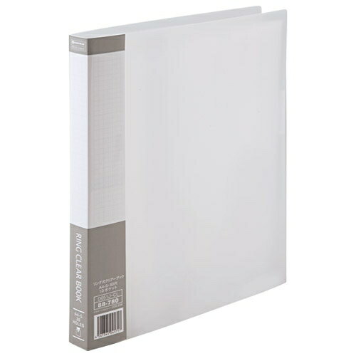 スマートバリュー リング式クリアブック透明10冊D051J-10CL 4547345045762