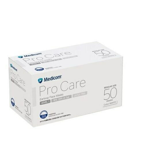 メディコムジャパン プロケア マスク ホワイト 50枚×40箱 2147345346580