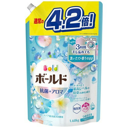 P＆G ボールドジェルフラワーサボン 詰替 1680g 4987176190376