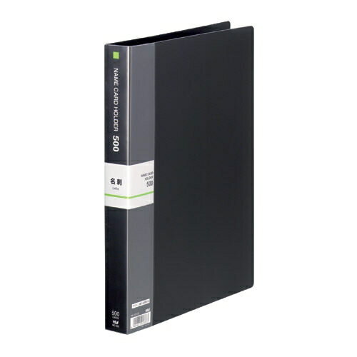 テージー 名刺ホルダー NC-502-01 A4S 500名 黒 4904611013373