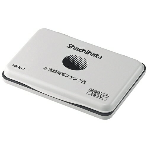 [ゆうパケット可/3個まで]シヤチハタ 水性顔料系スタンプ台HKN-3-K黒 4974052060243