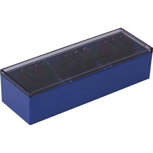 キングジム 名刺整理箱 75 青 4971660355600