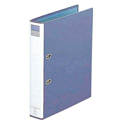 LIHITLAB. D型リングファイル F-752 A4S 51mm 青紫 4903419144616