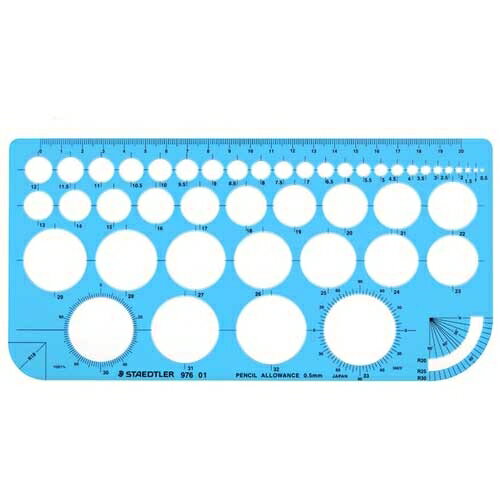 ステッドラー テンプレート 976 01 円定規 4955414976013
