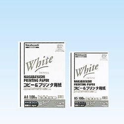 本体寸法(mm)・297　本体重量(g)　●白無地　これ1枚で、さまざまな場面で活躍します。厚み/95マイクロメートル（並口）、坪量/81.4g/Nakabayashi（ナカバヤシ）コピー＆ワープロ用紙ワイヤードット式　A4　ホワイト　ヨW−12