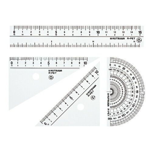 AP034　定規4点セット クツワ 4901478000614
