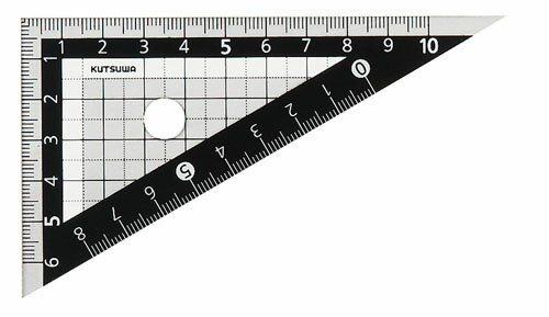 クツワ ブラック三角定規 KB029 クツワ 4901478071980（30セット）