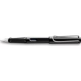 LAMY ラミー 万年筆 ペン先M(中字) サファリ シャイニーブラック L19BK-M 両用式 コンバーター別売