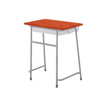 【法人様限定】学校机 学生机 生徒用机 教室机 勉強机 学習デスク 講義机 講義デスク 固定式 新JIS5号 樹脂物入れ 机 R-エコール1000L-P