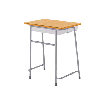 【法人様限定】学校机 学生机 生徒用机 教室机 勉強机 学習デスク 講義机 講義デスク 固定式 新JIS5号 樹脂物入れ 机 R-エコール1000L-P