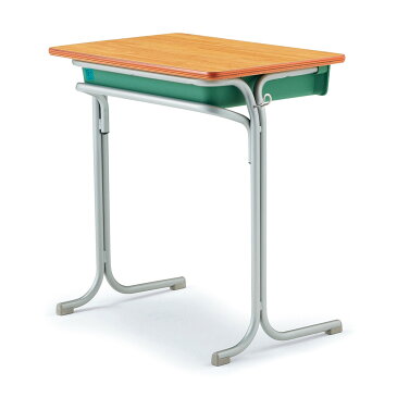 【法人様限定】学校机 学生机 生徒用机 教室机 勉強机 学習デスク 講義机 講義デスク 固定式 新JIS5.5号 樹脂物入れ Hi-X3型 机 R-HI-X3D