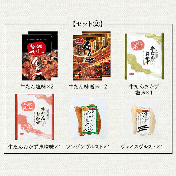 牛タン おつまみ おかず 利久 牛たん商品詰め合わせセット1 RA-P11利久 牛たん 詰...