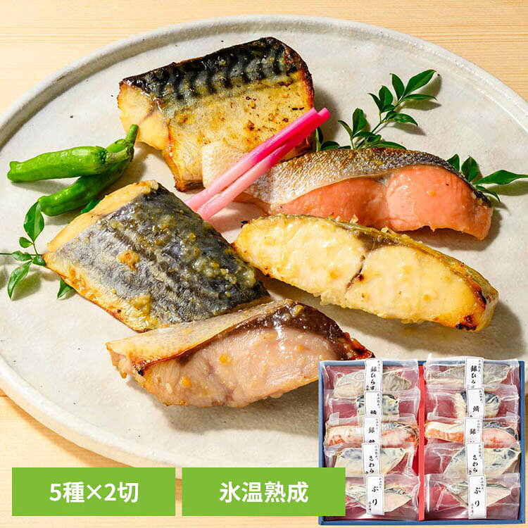 【山陰大松】氷温熟成 西京漬けギフトセット10切 SSK-10S氷温熟成 魚 おかず 便利 ...