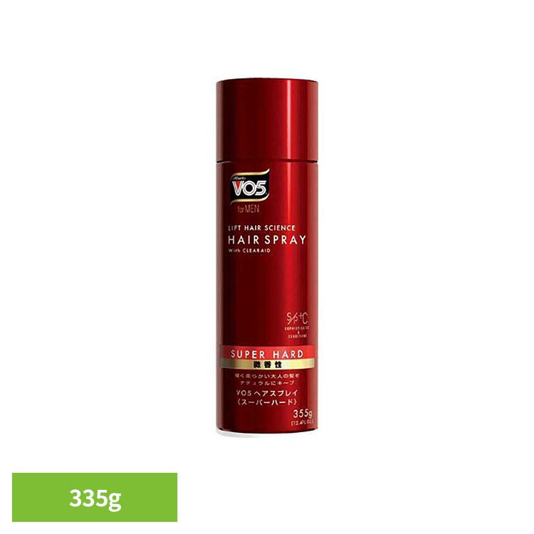 VO5 for men スプレー スーパーハード 355g 20472VO5 スプレー スーパーハード ヘアセット ヘアスプレー シトラスグリーンの香り ナチュラルスタイル VO5