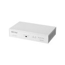 【在庫あり平日即日発送】BUFFALO バッファローGiga対応スイッチングハブ5ポートHUBLSW6-GT-5NS/WH ホワイト(正規製品)メーカー1年保証