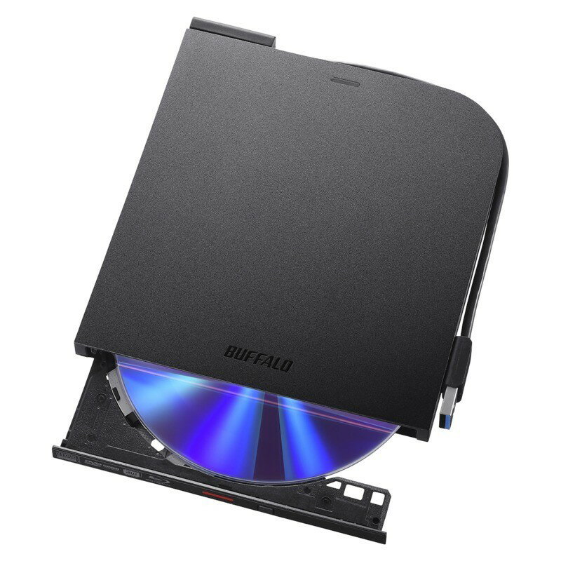 BUFFALO　バッファローポータブルブルーレイドライブBRXL-PTV6U3-BKBカラー : ブラックリテール品(正規製品)
