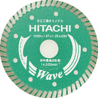 乐天商城 - HiKOKI（旧日立工機）0033-1413ダイヤモンドカッター180mm×25.4(波形タイプ)