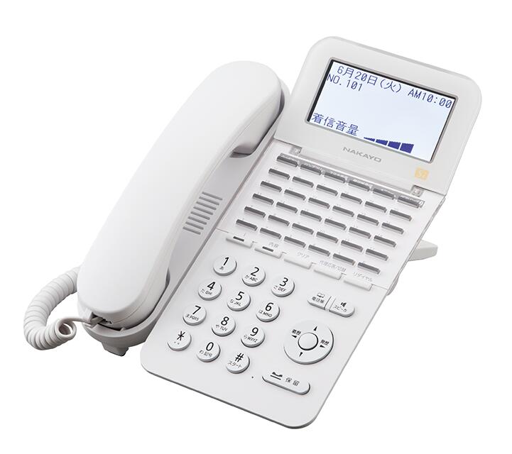 ＜新品＞ビジネスホンナカヨ（NAKAYO）NYC-Si 36ボタンIP標準電話機　白NYC-36SI-IPSDW