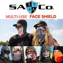 SA COMPANY / SAカンパニー 【 Multi Use Face Shield / マルチユーズ フェイスシールド 】SA Co フリースネックゲイタ— フェイスマスク 飛沫感染 花粉 日焼け対策 フィッシング バイク 自転車 スノーボード ハーレー DRT （代引き不可 クリックポスト）