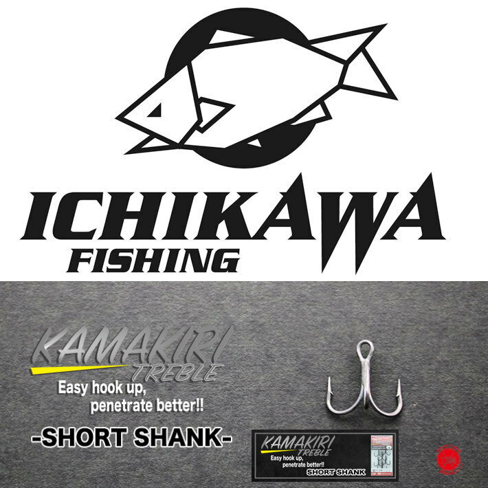 10%off! ICHIKAWA FISHING / イチカワ フィッシングトレブルフック 市川 いちかわ リッククラン クランクベイト （代引き不可商品/同梱発送可）