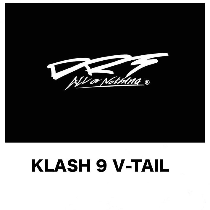 DRT / ディアールティー　　【　KLASH 9 V-TAIL / クラッシュ9 Vテール 】 DIVISION REBEL TACKLES （代引き不可 クリックポスト / 同梱発送可）