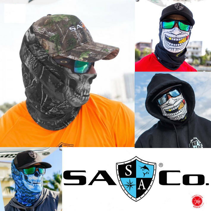 新色入荷！　SA COMPANY / SAカンパニー 【 Multi Use Face Shield / マルチユーズ フェイスシールド 】SA Co フリースネックゲイタ—　フェイスマスク 日焼け対策 フィッシング バイク、自転車、スノーボード ハーレー DRT （代引き不可 クリックポスト）