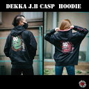 【 DEKKA J.B CASP HOODIE / デッカ ジェイビー キャスプ フーディー 】プルオーバー CASPER キャスパー グラフィティ GRAFFITI ビッグベイト バスフィッシング ロットン 遊戯 ラッパー スウェット パーカー フーディー ストリート アート (JBCASP2020 POP001)drt