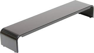 田窪工業所 タクボ PC小物ラック 54cm PCK-54KM[ブラックパールマイカ色][スチール製][幅540×奥行120×高さ82mm][耐荷重：15kg][滑り止め付]オフィス,SOHO,ご自宅,病院,診療所,医院,福祉施設,庁舎,市役所,役場,事務所向け