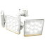 防犯用品 ムサシ製 LEDセンサーライト コンセント式 防雨タイプ LED-AC3045 1台 ◆玄関先やガレー..
