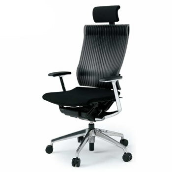 イトーキ スピーナチェア[Spina][エラストマータイプ][エクストラハイバック][ベースカラーZ9][T型肘付][張地カラー選べる全2色][アルミミラー脚]ナイロンキャスター][受注生産]オフィス,SOHO,ご自宅,役員室,病院,医院,市役所,区役所,役場,学校,学習塾向け