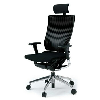 イトーキ スピーナチェア[Spina][エラストマータイプ][エクストラハイバック][ベースカラーZ9][可動型肘付][張地カラー選べる全2色][アルミミラー脚]ナイロンキャスター][受注生産]オフィス,SOHO,ご自宅,役員室,病院,医院,市役所,区役所,役場,学校,学習塾向け