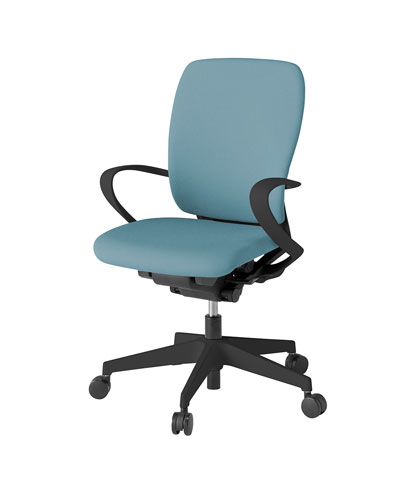 イトーキ フルゴチェア〔fulgo〕ハイバック ループ肘付 1脚 選べるベースカラー2色 選べるCF張地カラー..