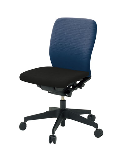 イトーキ フルゴチェア〔fulgo〕ローバック 肘なし 1脚 選べるベースカラー2色 選べるPV張地カラー13色..