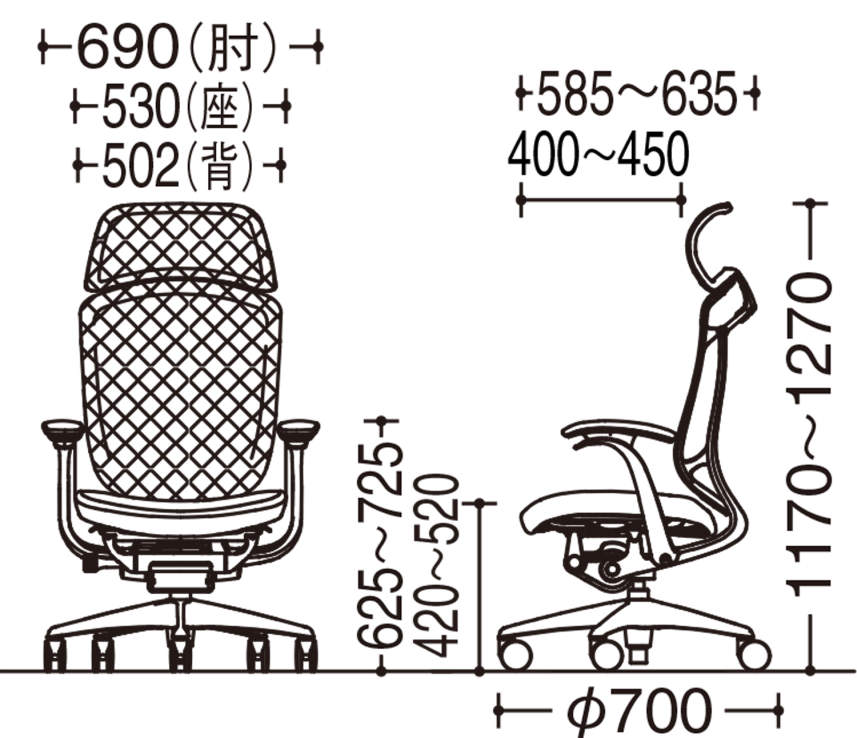 オカムラ　コンテッサ セコンダ チェア　1脚 【 エクストラハイバック 】 【 大型固定HR 】 【 肘付き デザインアーム 固定肘 】 【 選べるフレームカラー 】 【 選べるボディカラー 】 【 選べる張地カラー　総革張り 】 オフィスチェア デスクチェア