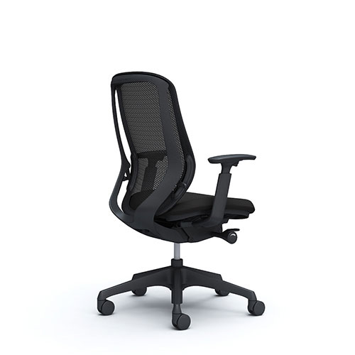 オカムラ シルフィー[Sylphy]メッシュチェア[選べる張地カラー全11色][選べるボディカラー/脚カラー全2色][ハイバック][可動肘付][4段階固定リクライニング/座スライド付]オフィス,SOHO,ご自宅,医療,福祉施設,病院,公共施設,学校向け