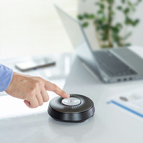 サンワサプライ Bluetooth会議スピーカーフォン MM-BTMSP1 1台 ◆4つのマイクで360 ◆集音できる会議に最適なBluetoothスピーカーフォン ◆Zoom、Teamsにも対応 ◆ブラック色 お客様設置品 4つのKnowles社製マイク搭載で360°全方向性、高品質な音声通話可能 サンワサプライ Bluetooth会議スピーカーフォン MM-BTMSP1 1台 ◆4つのマイクで360 ◆集音できる会議に最適なBluetoothスピーカーフォン ◆Zoom、Teamsにも対応 ◆ブラック色 お客様設置品 4つのKnowles社製マイク搭載で360°全方向性、高品質な音声通話可能