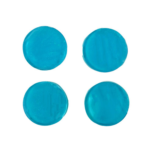 サンワサプライ 耐震接着ゴム(小) QL-53[4枚入り][耐震度7][水洗いで繰り返し使用可能][難燃性(UL94V-0適合)][対象物重量:12kg以下/4枚]パソコン本体,ディスプレイ,モニター,テレビ,FAX,家具用